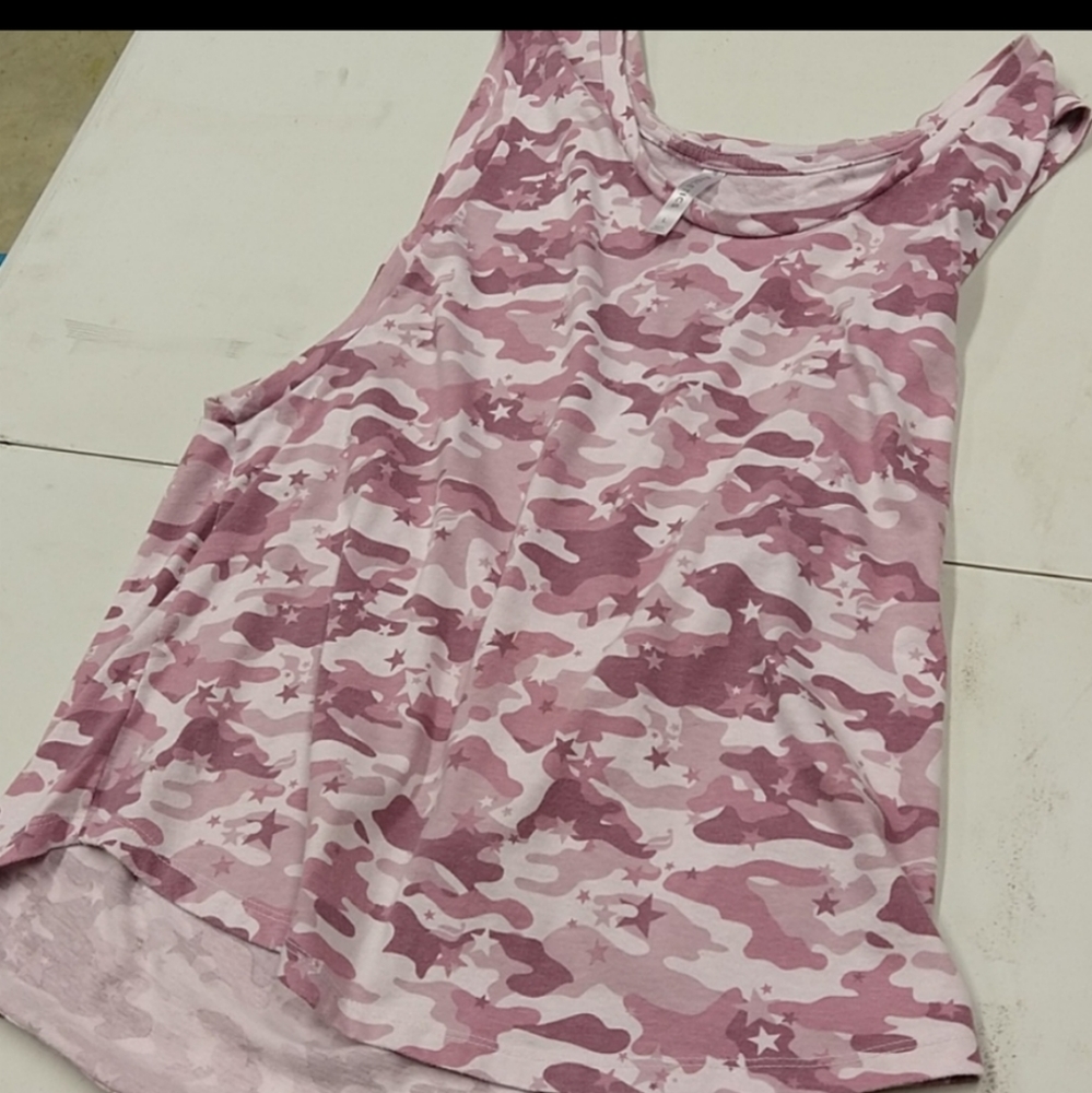 Fabletics Pink Camo Tank